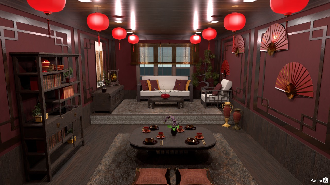 Estilo interior chino versión personal. #4007034 by Hall Pat