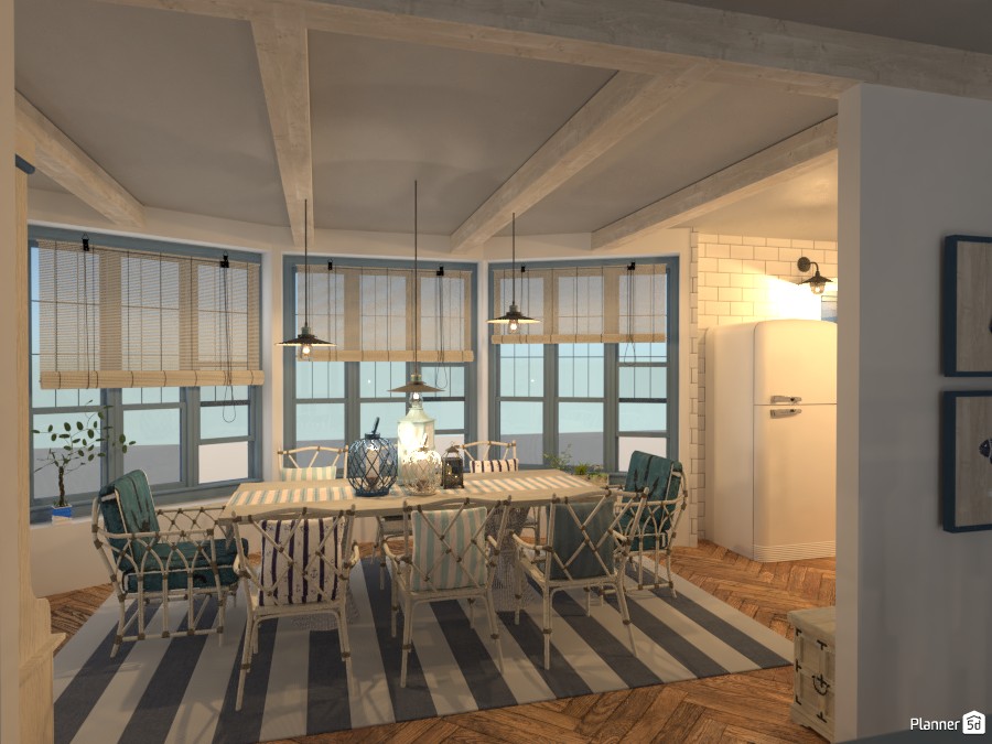 East Coast: Dining Room #3415173 by Micaela Maccaferri