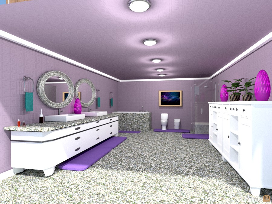 lavender bathroom #811644 by Joy Suiter