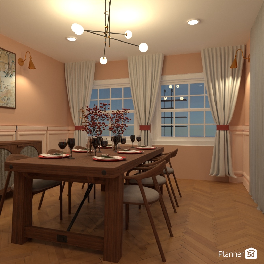 DB: Thanksgiving Day - room shell copy #23434779 by Editors Choice