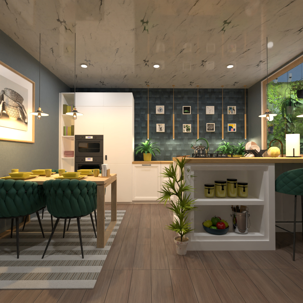 Sunny Kitchen #12521547 by Editors Choice