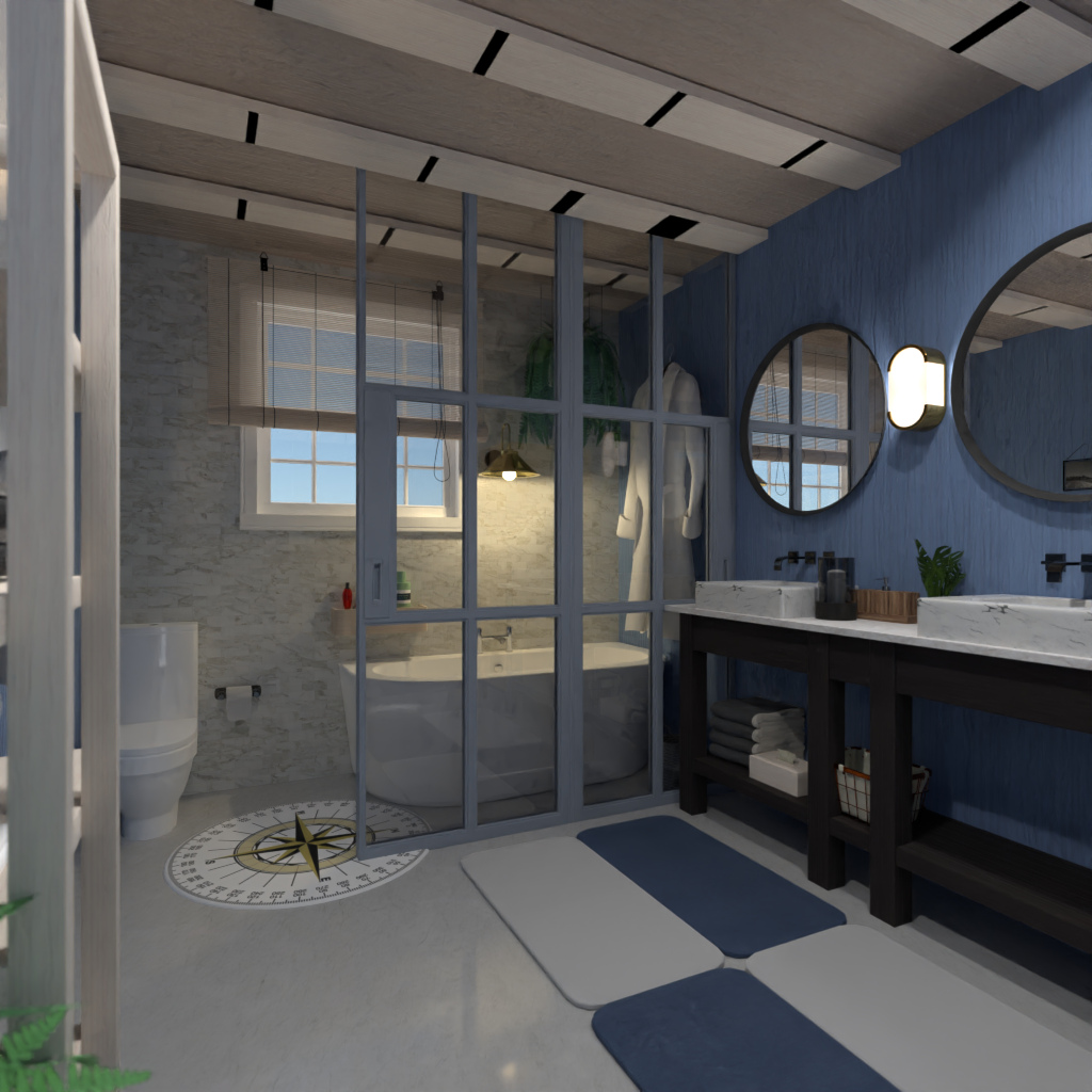 Nautical bathroom #3345740 by Editors Choice