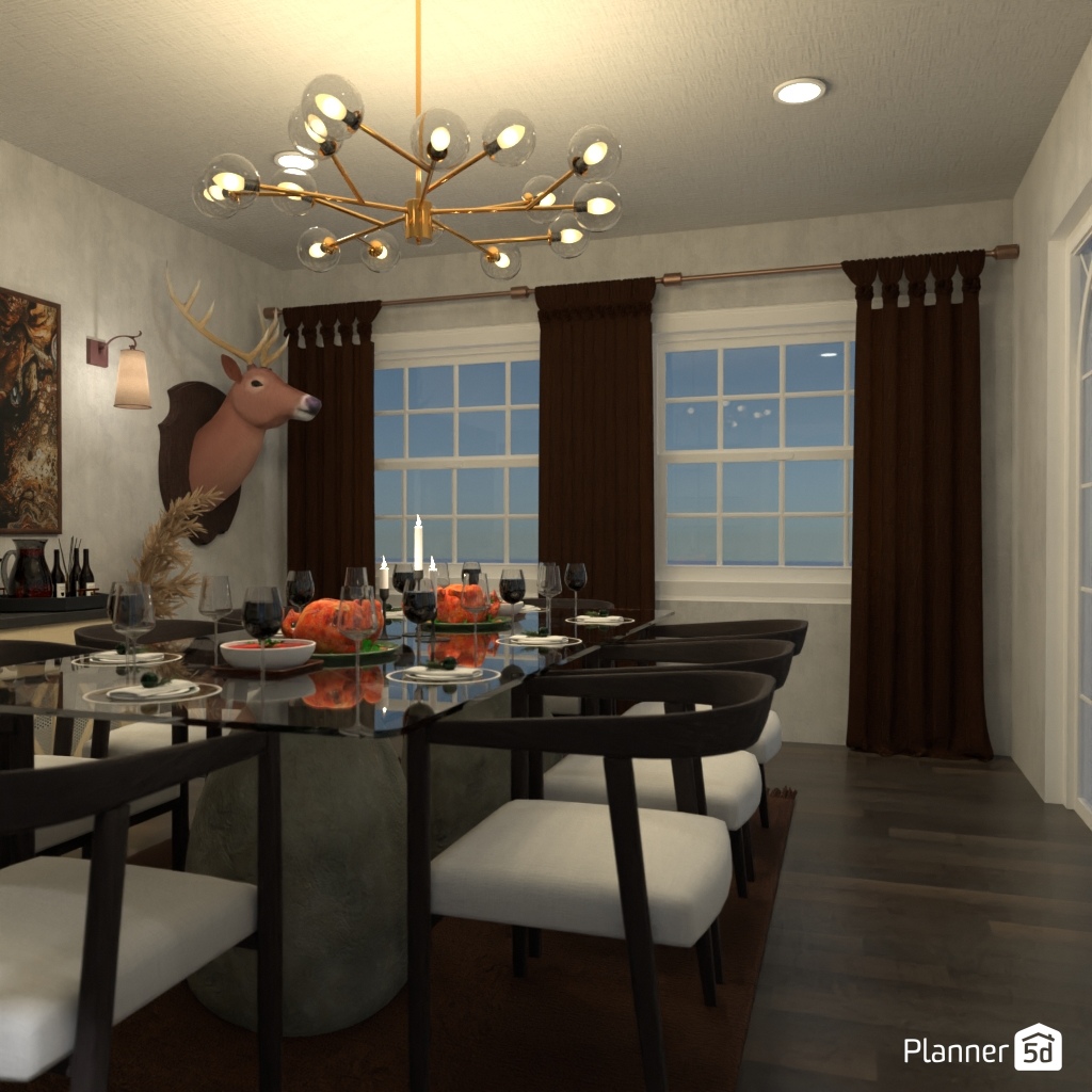 DB: Thanksgiving Day - room shell copy #23443507 by Editors Choice