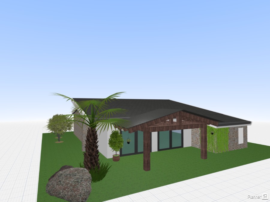 Revestimiento con pérgola #26456344 by User 176082132