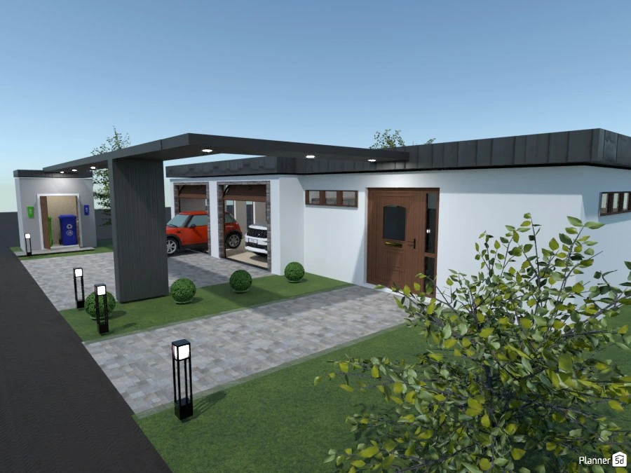 Family house with small garden lake #86532 by Gabes