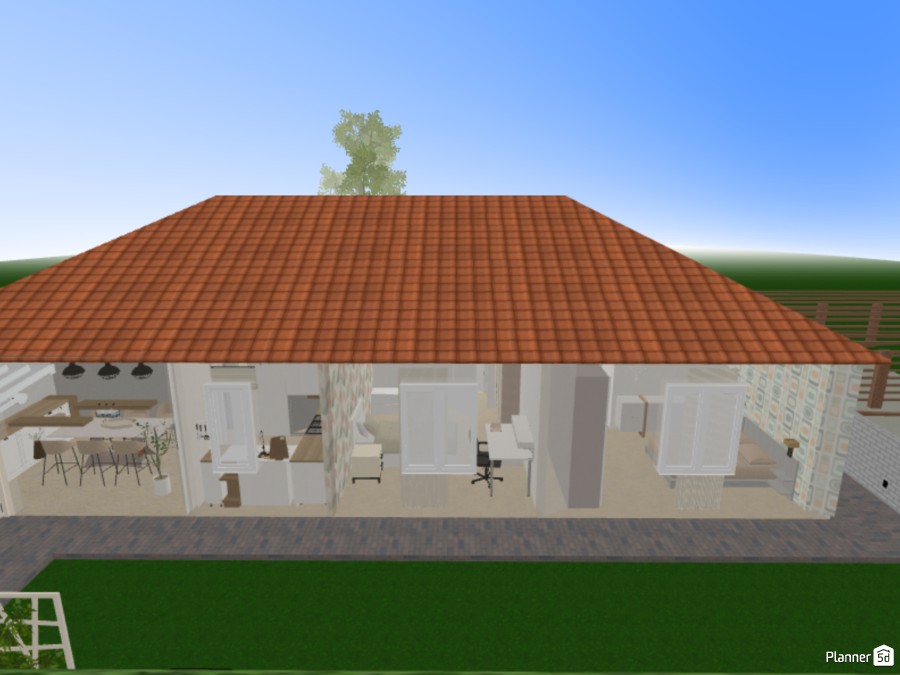 Kitchen and living #24591060 by User 166794088