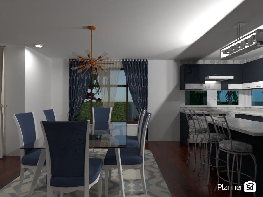 Comedor - cocina familiar #13486351 by MariaCris