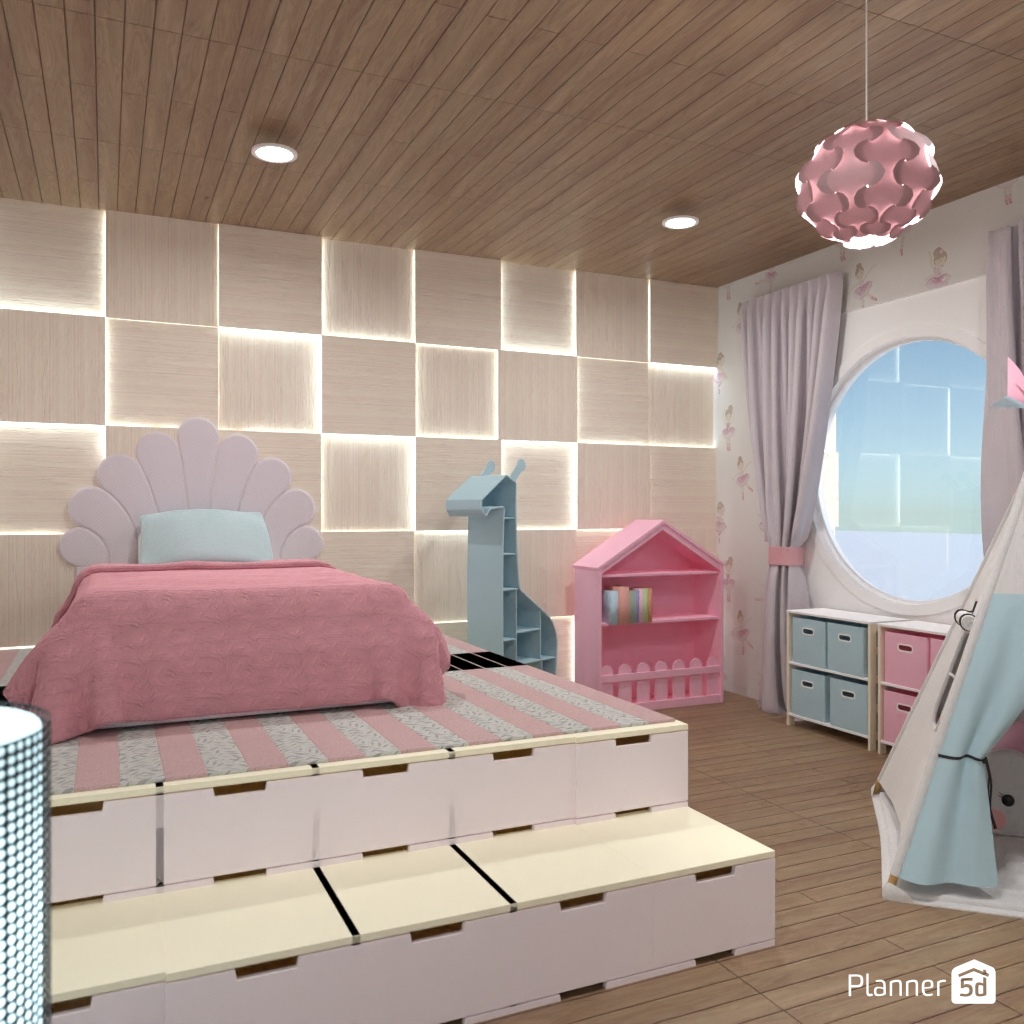 Camera da letto pastello #28513020 by Editors Choice