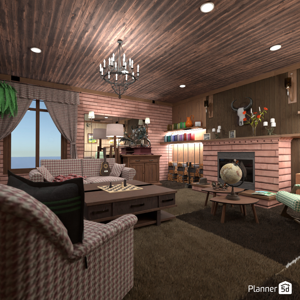 Sala de Estar Estilo Country #20129259 by Editors Choice