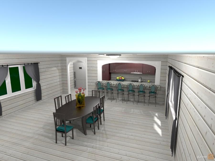 panel board w/arch and window counter top #809345 by Joy Suiter