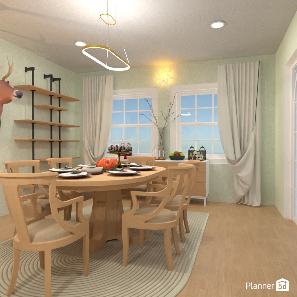 DB: Thanksgiving Day - room shell copy #23411403 by Editors Choice