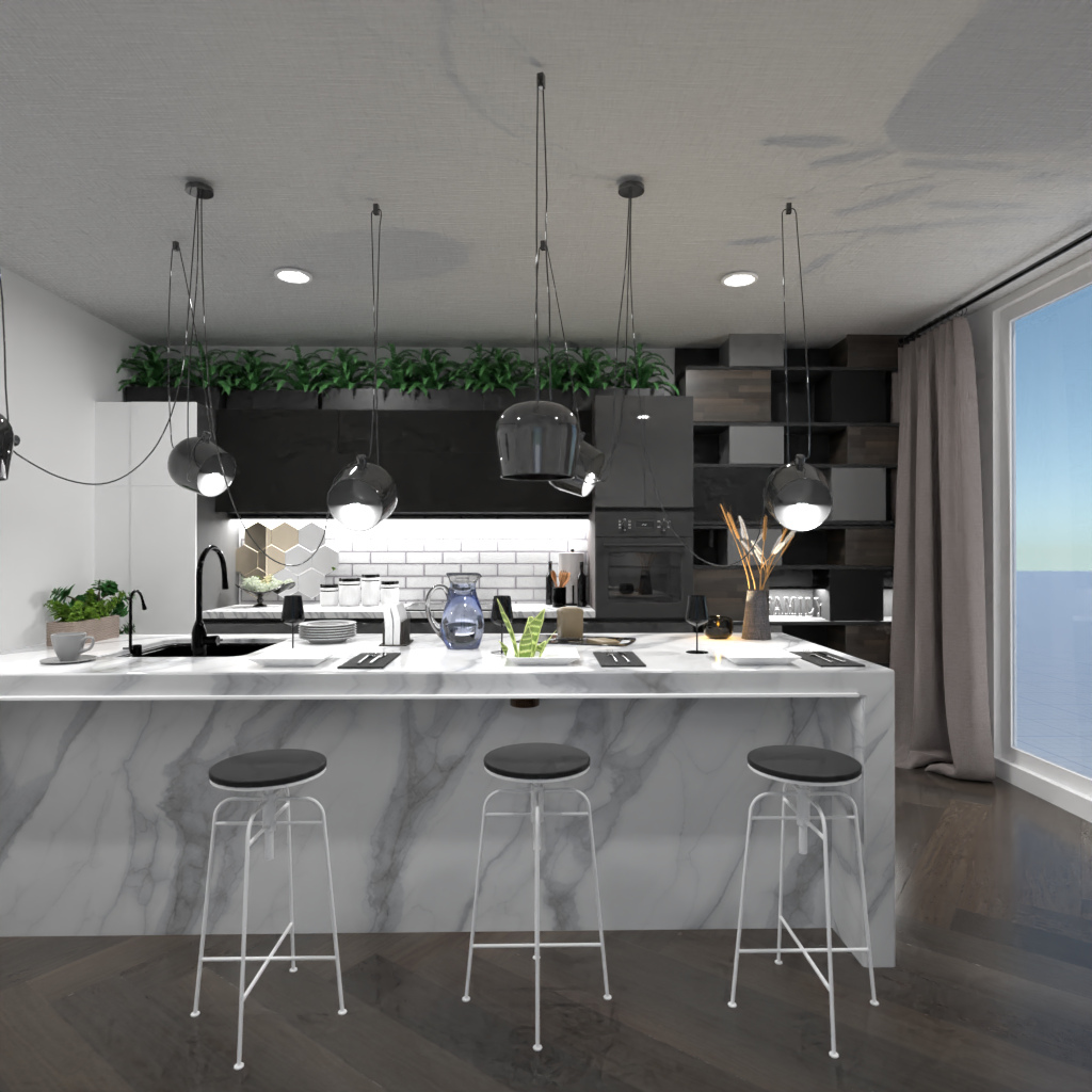 Cucina industriale #11490264 Por Editors Choice