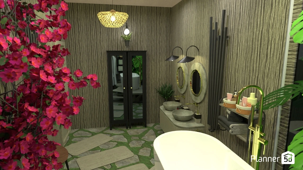 Batalla de diseño-Natural Bathroom #3111848 by Lyrical Design