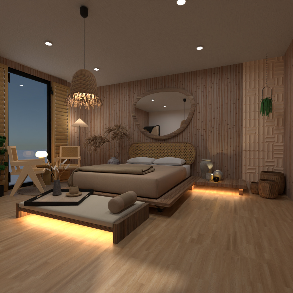 Wabi Sabi Bedroom #14576515 by Editors Choice