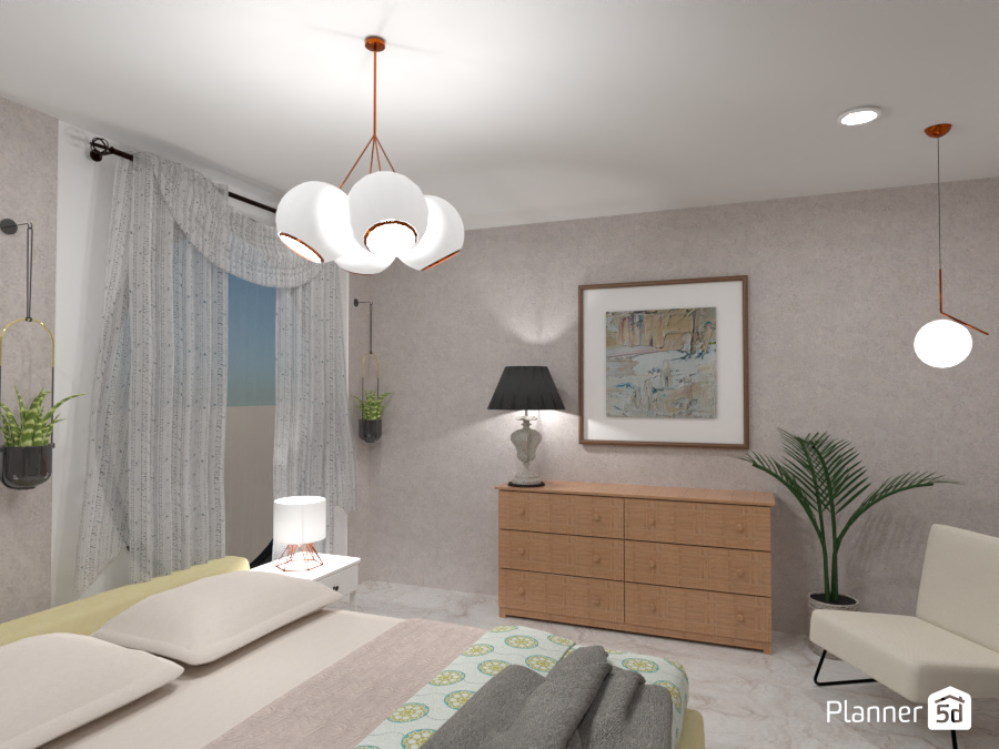 Bedroom with round accent windows #8434789 by Born to be Wild