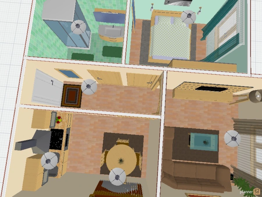 NEW APARTMENT FOR YOUNG COUPLE #57478 by Guitar player and arhitechture lover