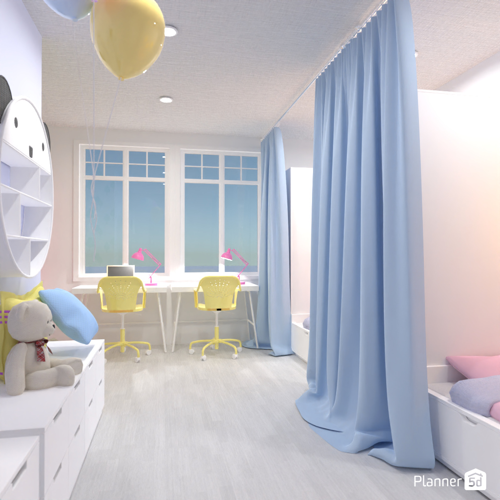 Bedroom for twins #18962471 by Editors Choice
