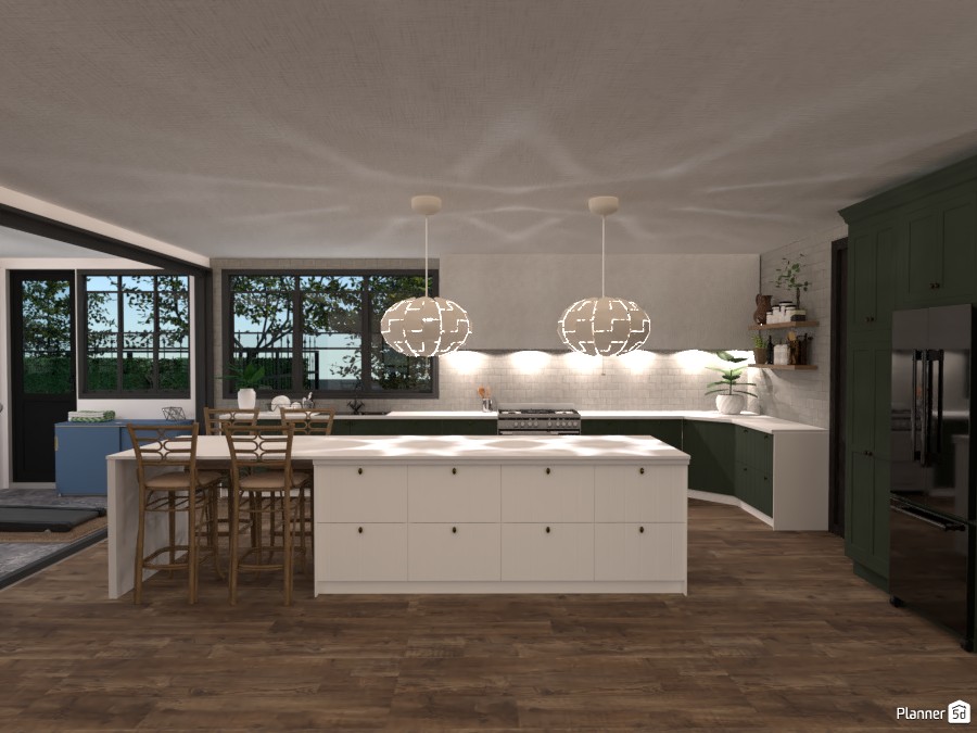 Green Kitchen #4297586 by Isabel