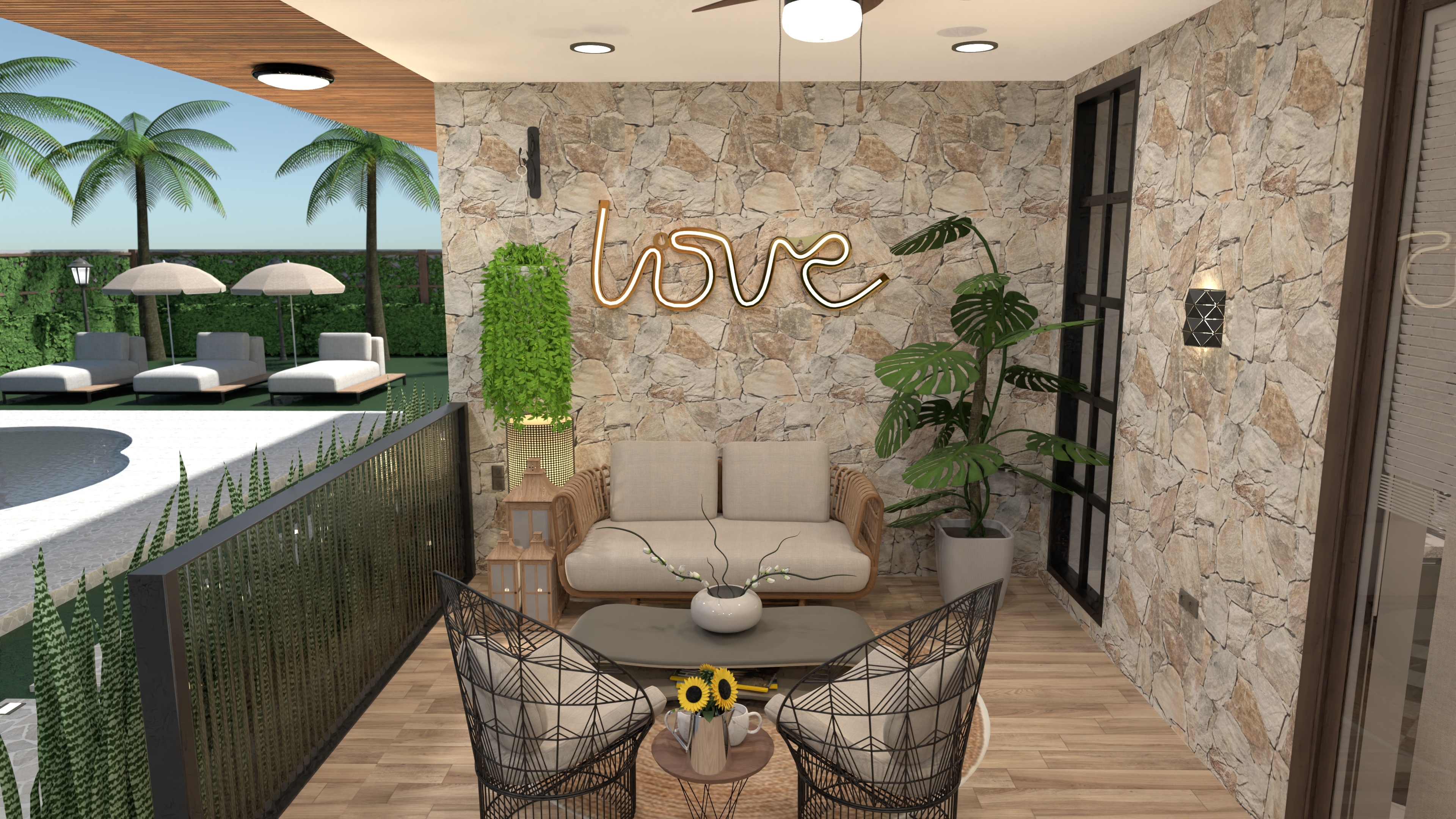 Modern Rustic House #23516518 by ZACKY DESIGNER