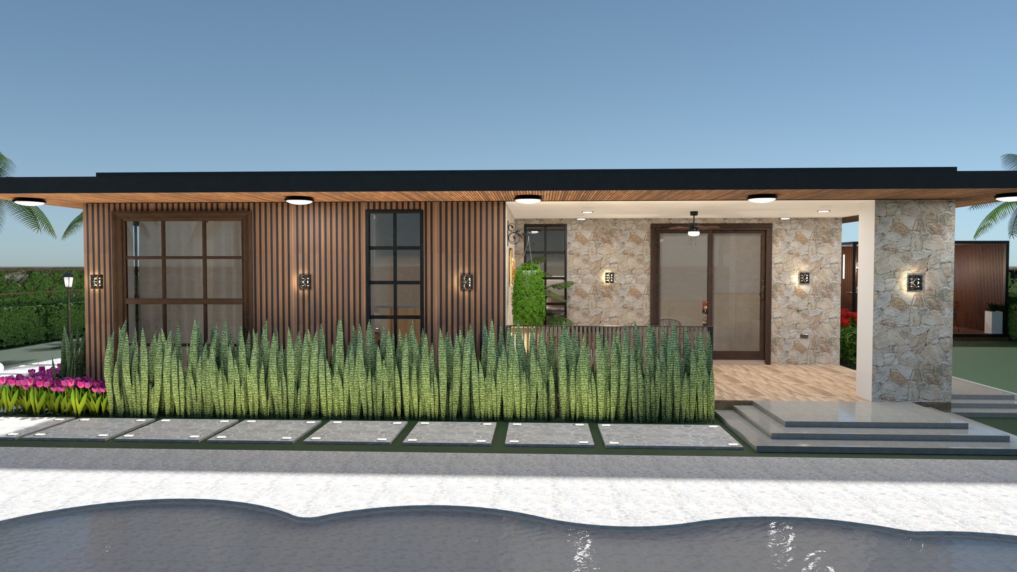 Modern Rustic House #23516842 by ZACKY DESIGNER