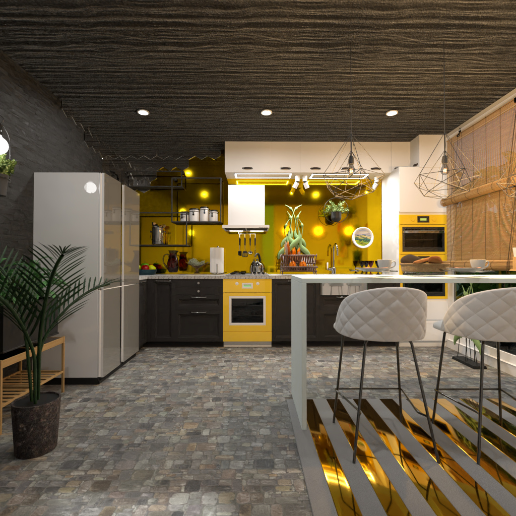 Sunny Kitchen #12509215 by Editors Choice