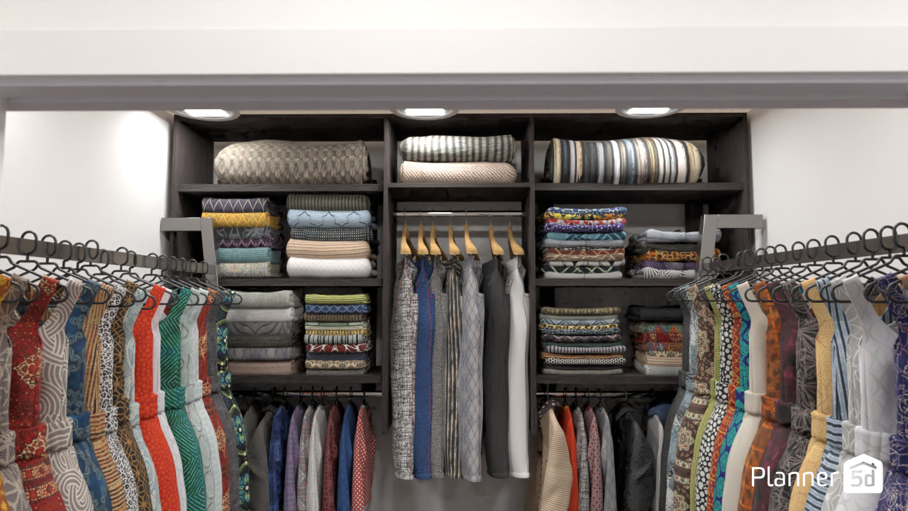 Small walk-in closet #19338572 by Aldona