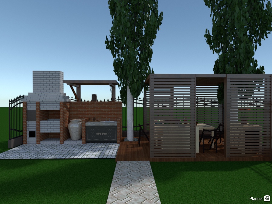 Беседка, тандыр, барбекю #1736475 by Татьяна Максимова