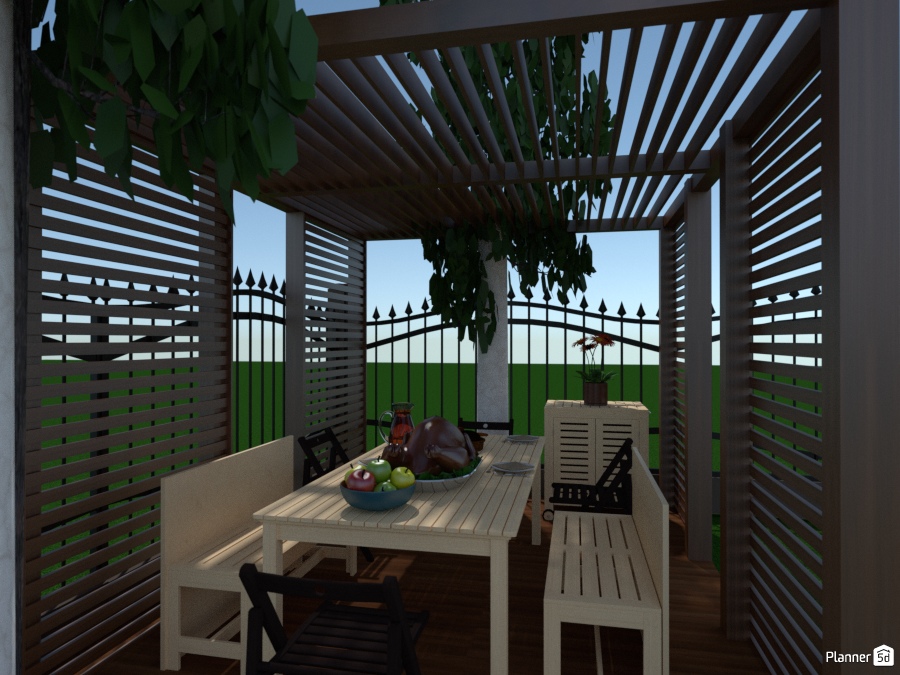 Беседка #1736514 by Татьяна Максимова