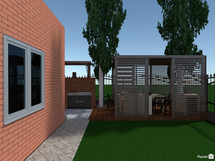 Беседка #1736577 by Татьяна Максимова