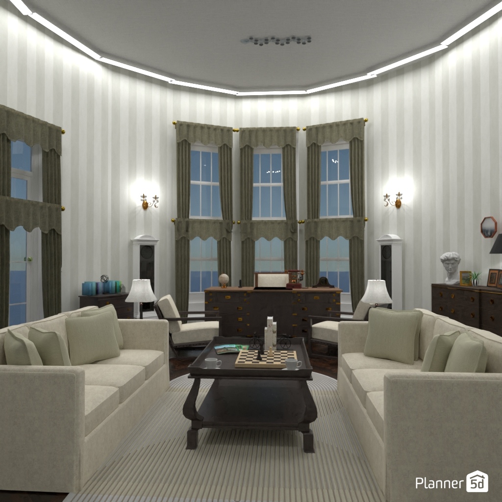 Oval room #22699890 Por Editors Choice
