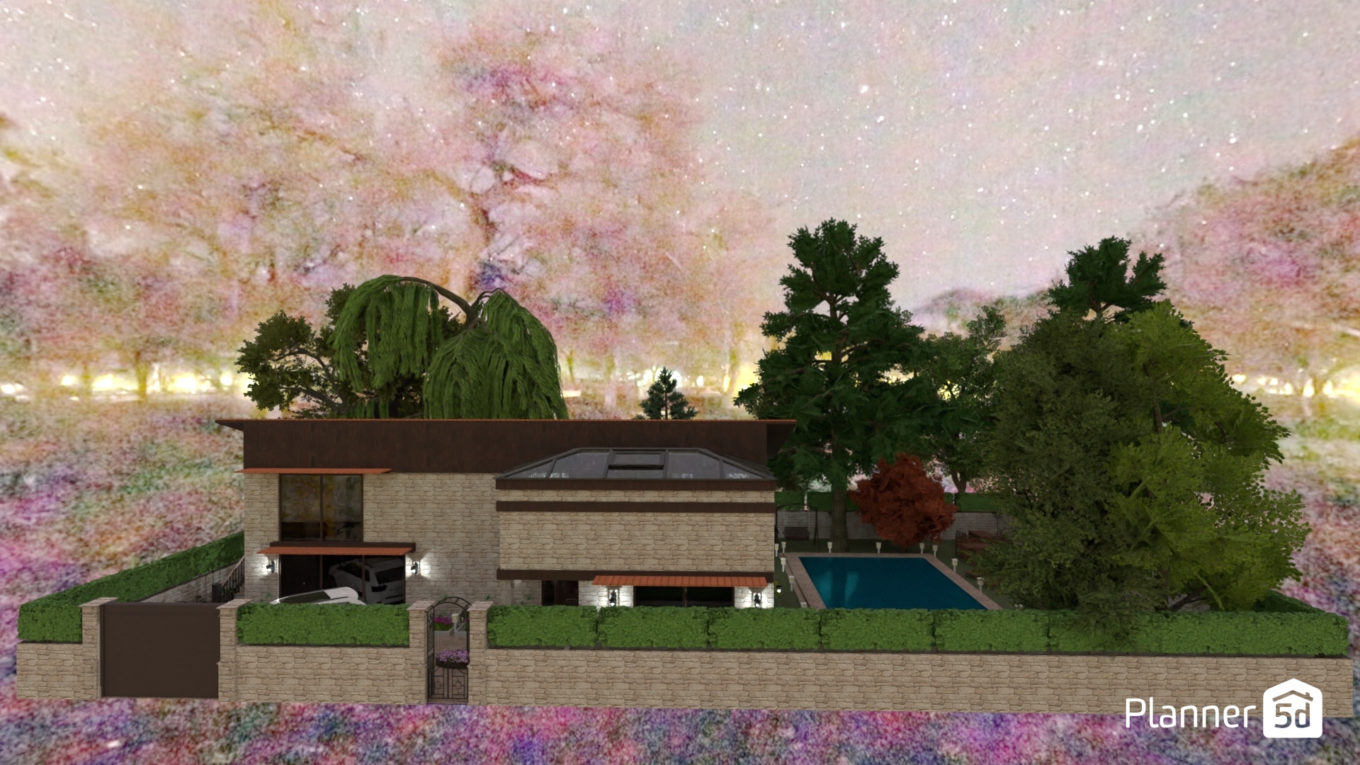 casa de dos plantas con jardines exteriores #24653204 by Yolanda Infante Garrido