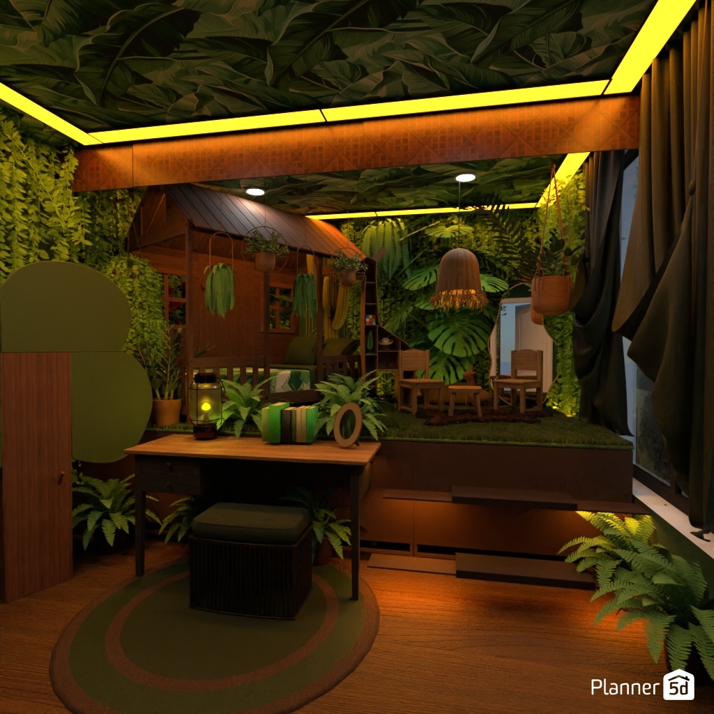 Jungle Bedroom #21767770 by Editors Choice