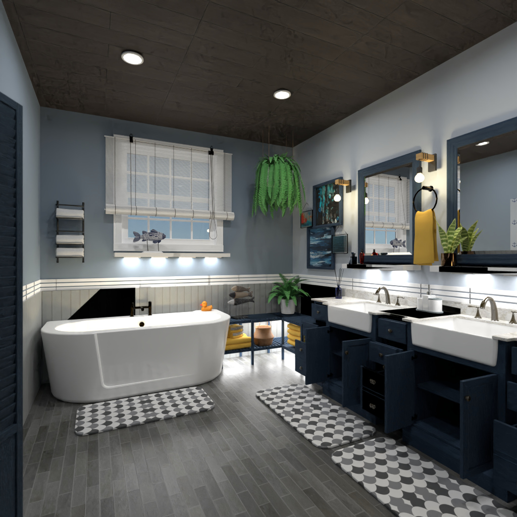 Nautical bathroom #12265246 by Editors Choice