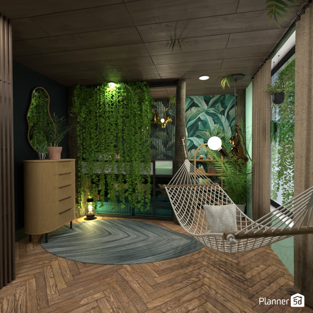Jungle Bedroom #21791590 by Editors Choice