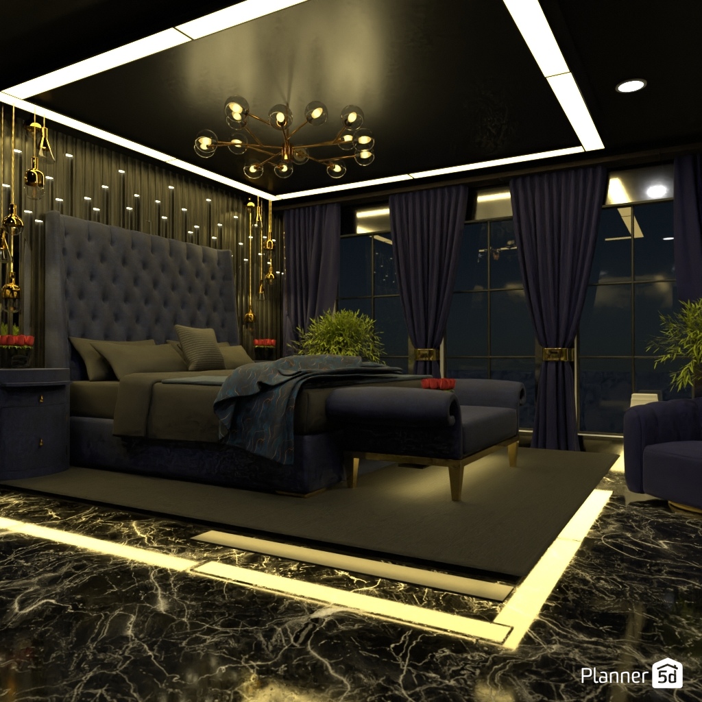 Midnight Mood Room #28900312 by Editors Choice