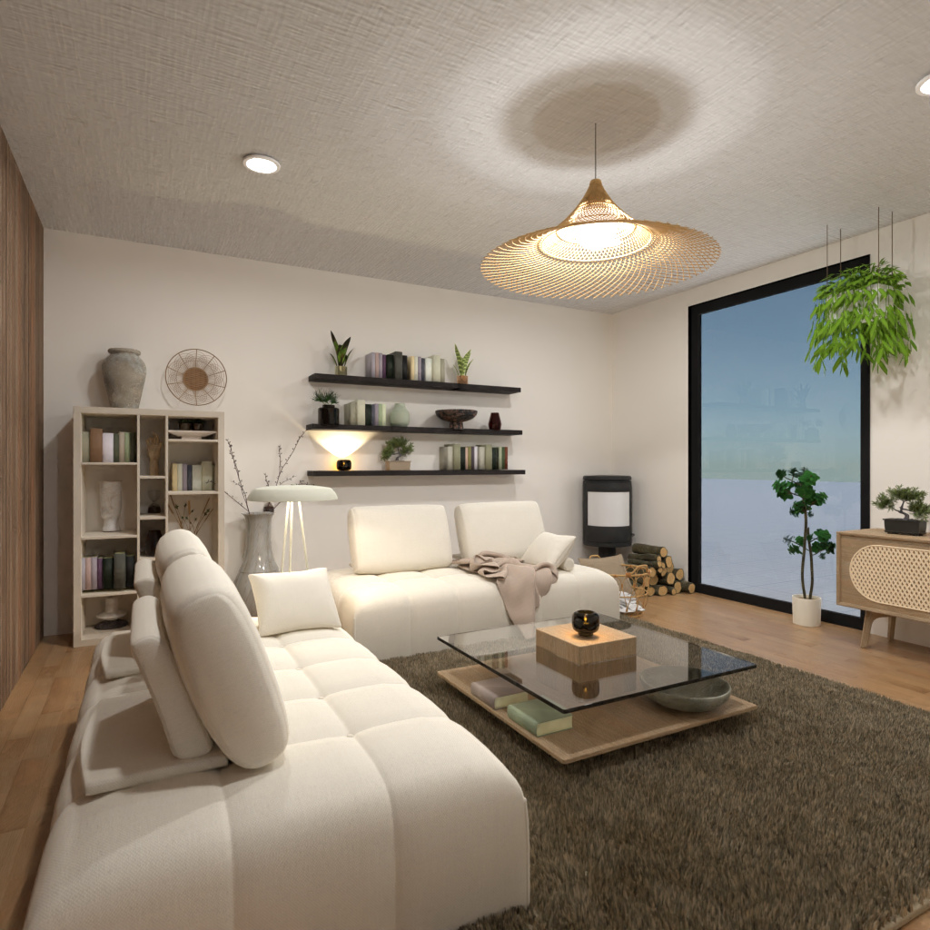 Japandi Living Room #3344168 by Editors Choice