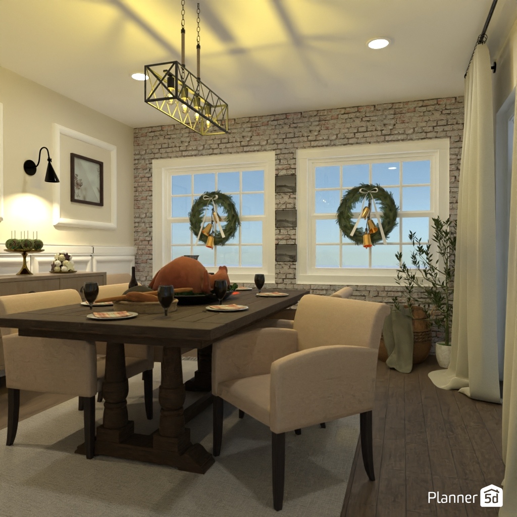 DB: Thanksgiving Day - room shell copy #23417927 by Editors Choice