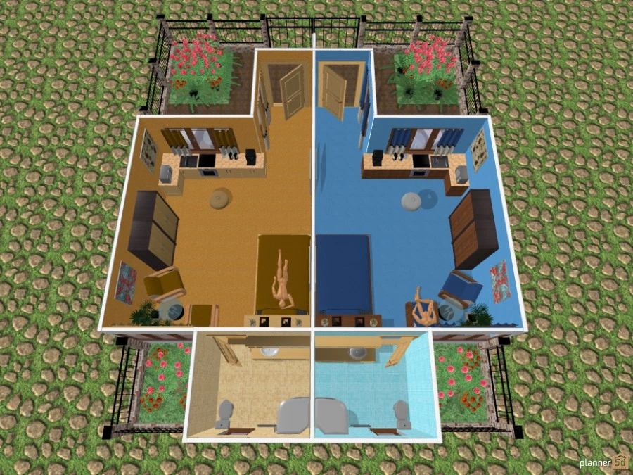 Symetric Small Duplex #44287 by Agung Rizki