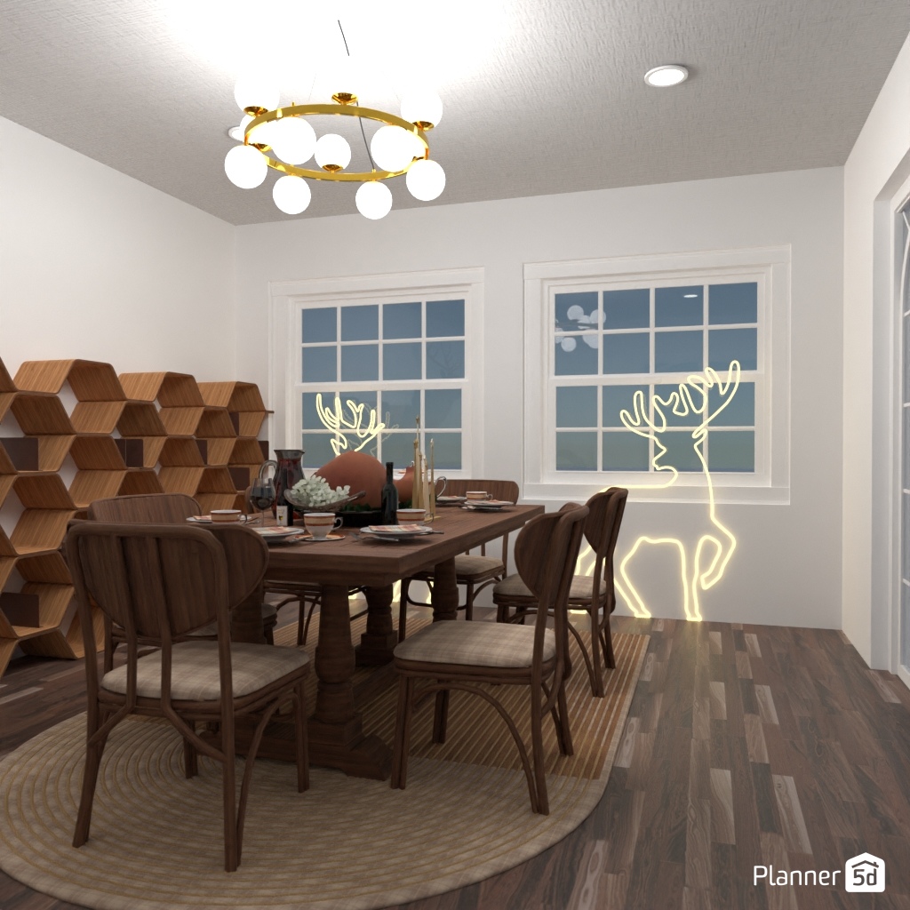 DB: Thanksgiving Day - room shell copy #23439011 by Editors Choice