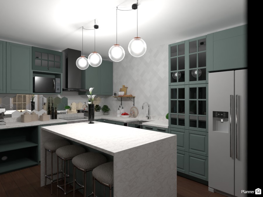 Cozinha verde #3542950 by MG