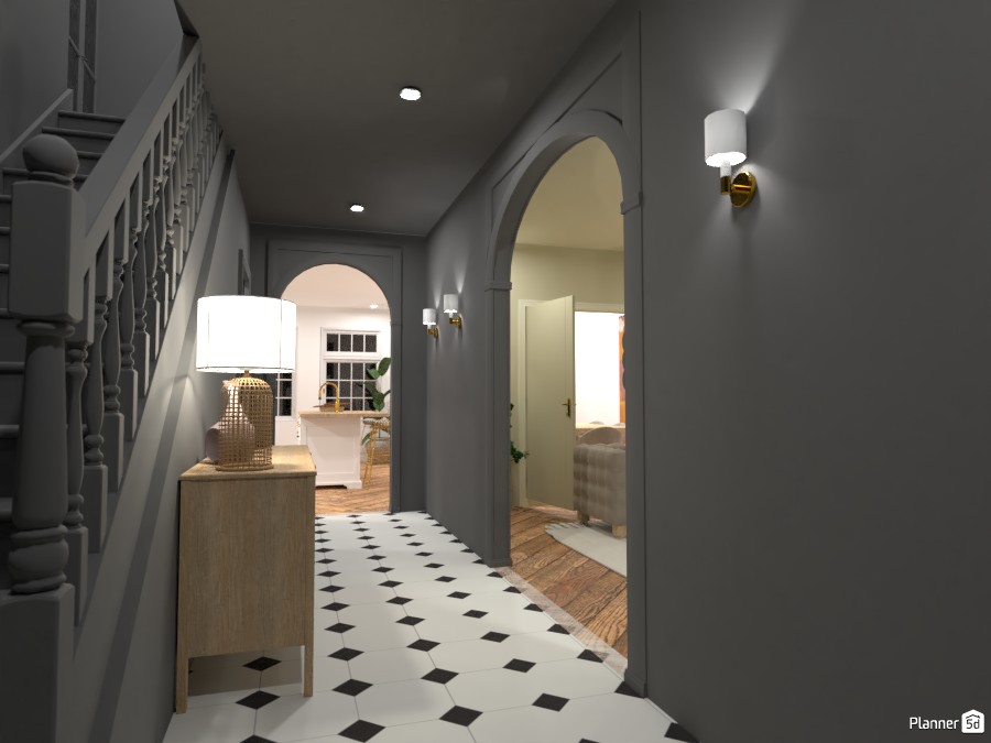 New York Townhouse - Foyer #4652065 by Ana G