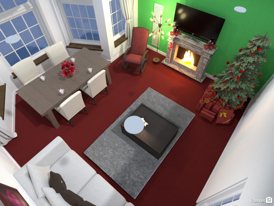 My Christmas Living Room For The Competition #3850095 by Carla