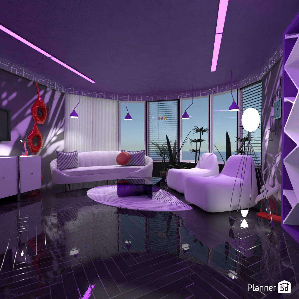 Futuristic Living Room #16992159 by Editors Choice