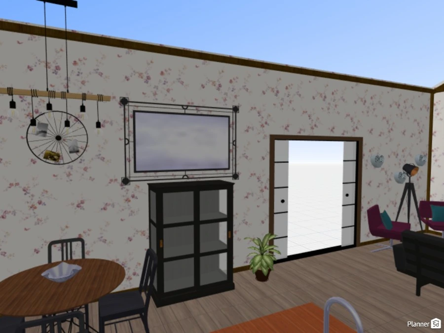 Kitchen with livingroom #81934 by SylegnA