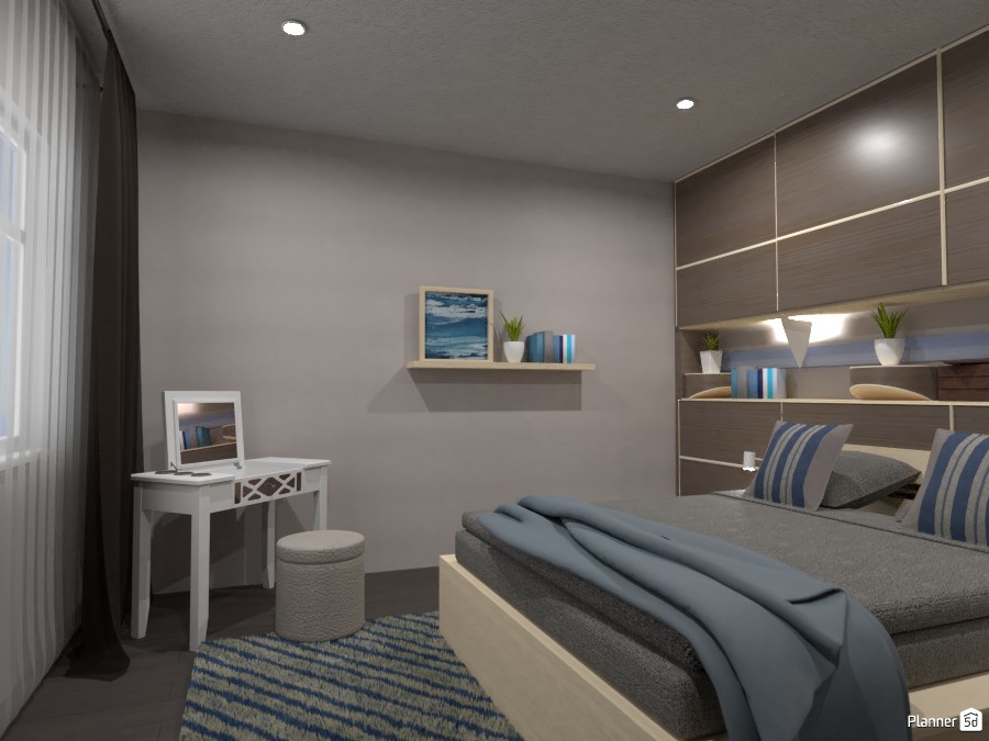 Grey bedroom : Design battle contest 5324961 by Gabes image
