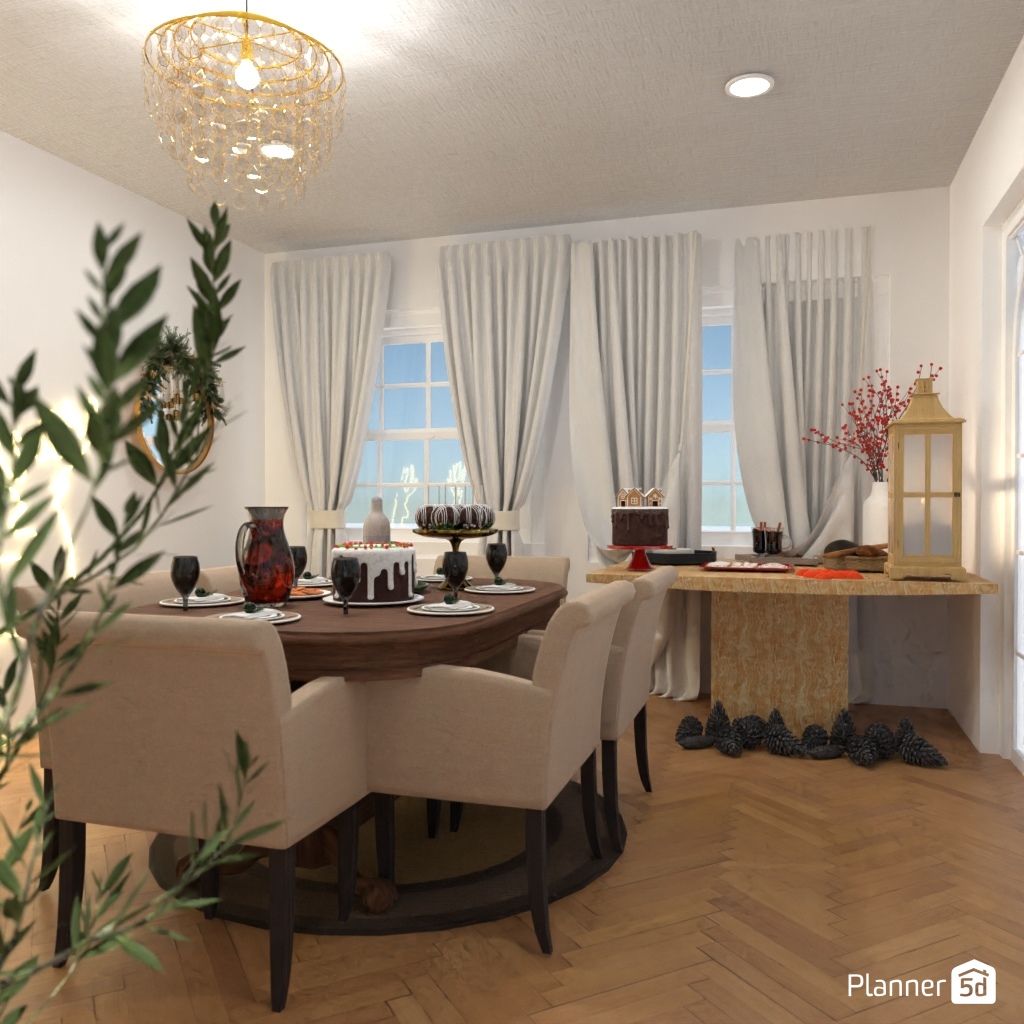 DB: Thanksgiving Day - room shell copy #23445327 by Editors Choice