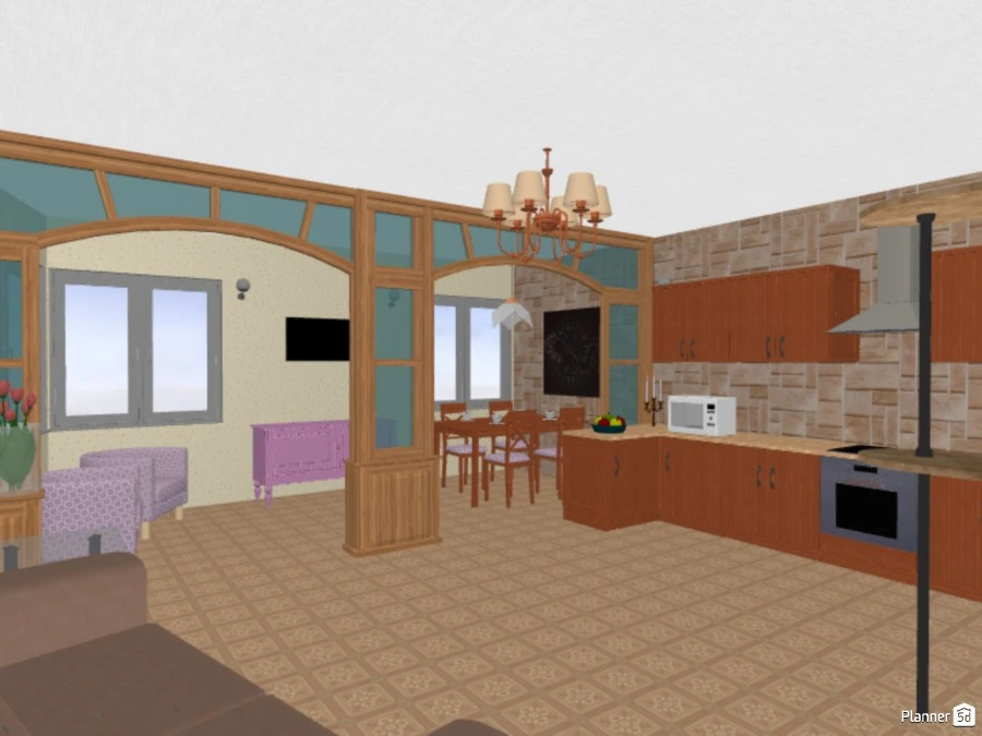 Просторный дом с детской для двух девочек и гостевой комнатой. #65034 by Ирина Михайловна