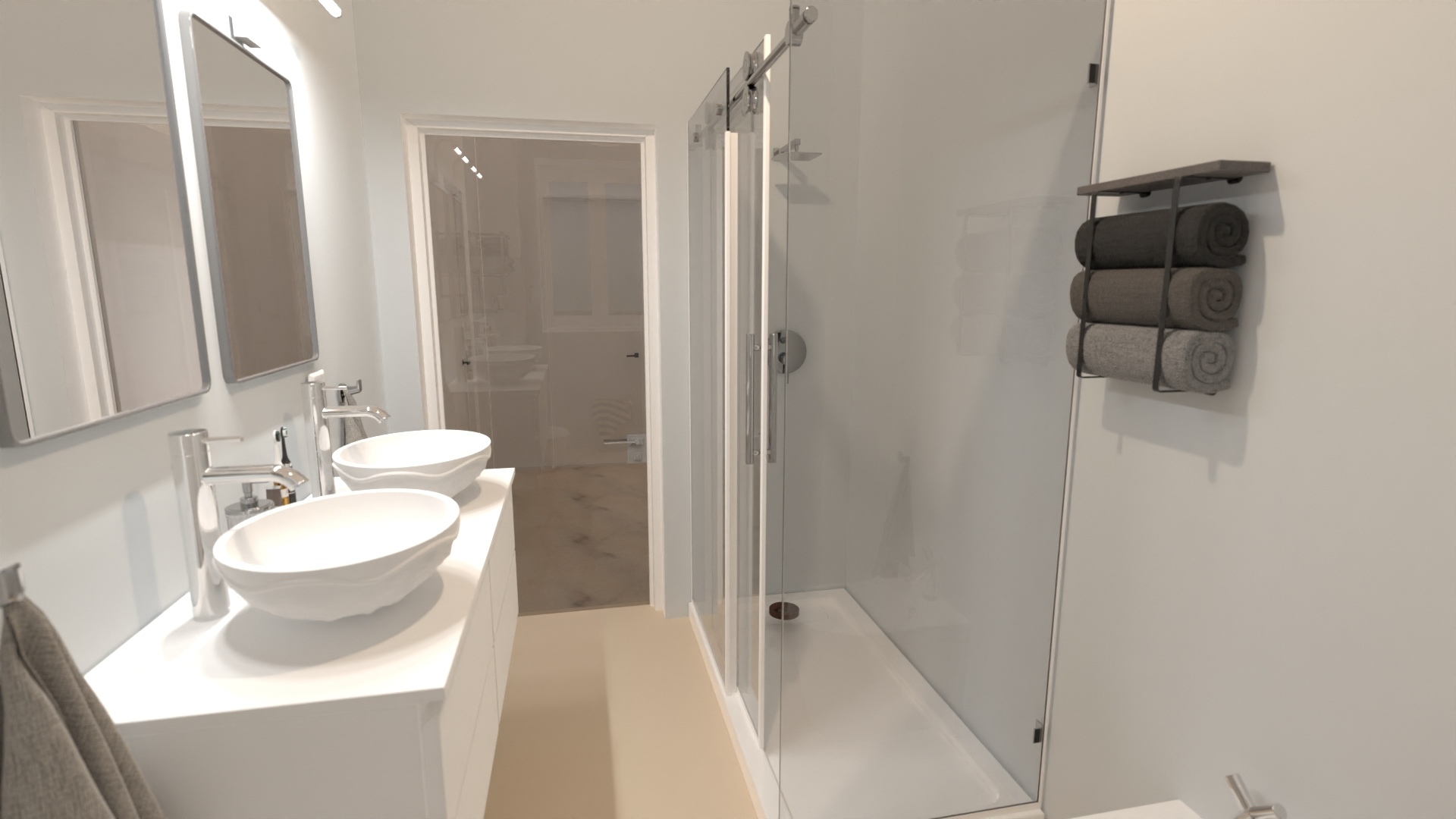 misure reali bagno sabbia #25162884 by Mario Monte