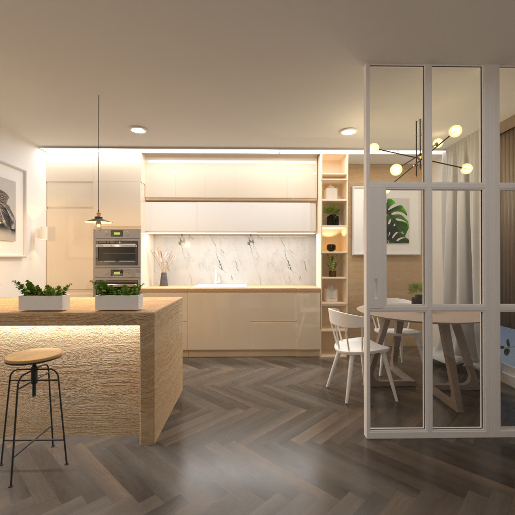 Brown and white kitchen #3342684 by Editors Choice