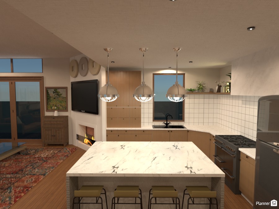 Mid Century Kitchen #3328553 by Isabel